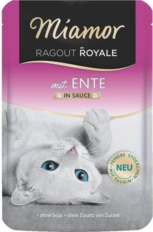 Miamor ragout royale duck in sauce – comida húmeda para gatos – 100g