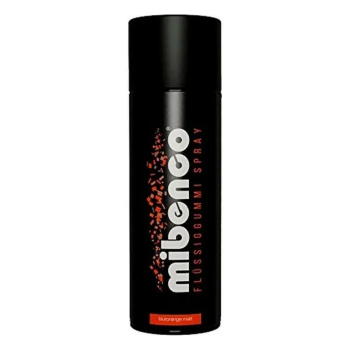 Mibenco MIB71422002 Spray Goma Líquidos, 400 ml, Naranja/Sangre Mate