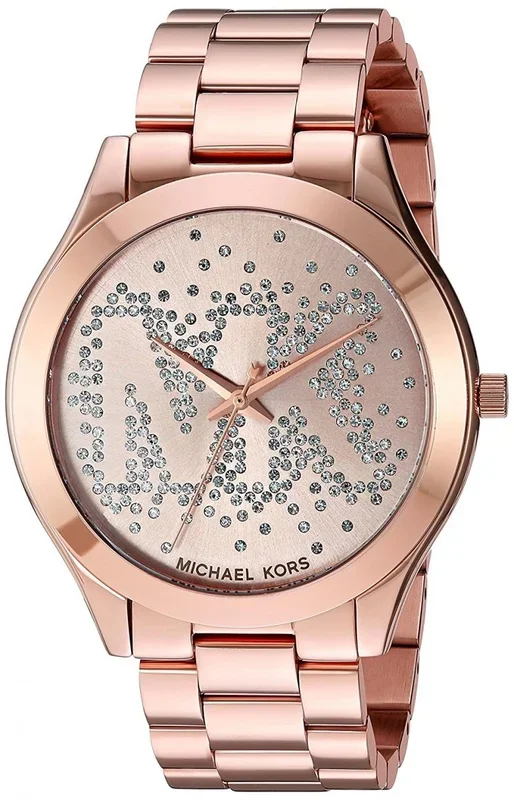 Michael Kors Reloj analógico para Mujeres de Cuarzo con Correa en Acero Inoxidable MK3591