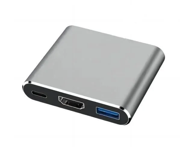Microconnect MC-HUBAV1 base para portátil y replicador de puertos Acoplamiento Blanco