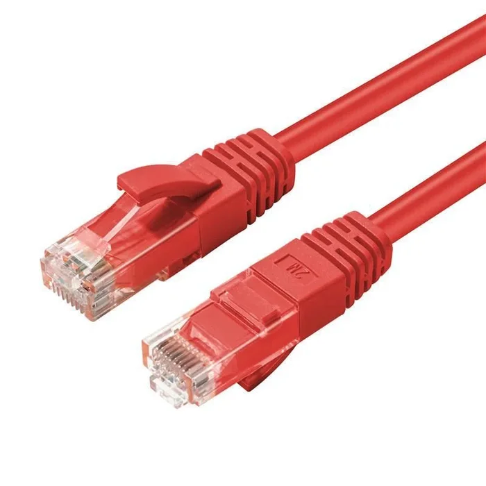 Microconnect MC-UTP6A003R cable de red Rojo 0,3 m Cat6a U/UTP (UTP)