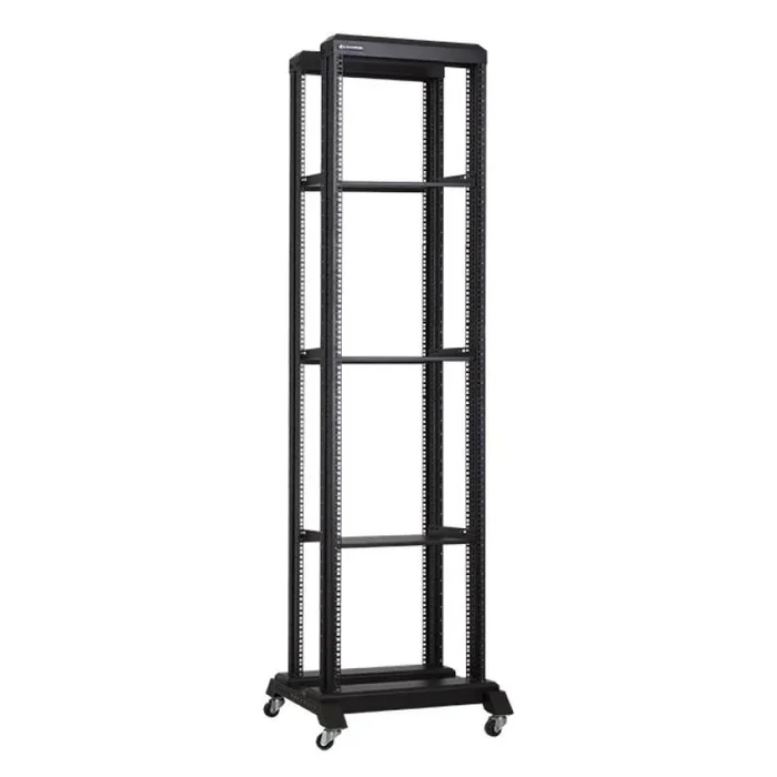 MicroConnect Spain DRB42-66-A – Bastidor de Laboratorio (42U, Ancho 600 mm x 600 de Fondo), Color Negro
