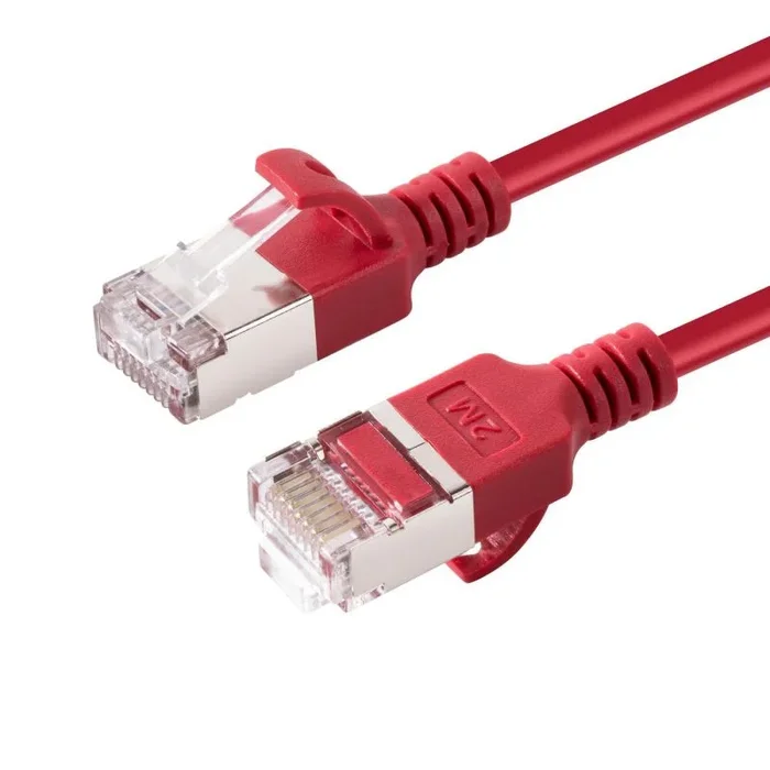 Microconnect V-FTP6A10R-SLIM cable de red Rojo 10 m Cat6a U/FTP (STP)