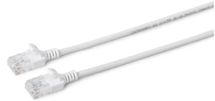 Microconnect V-UTP6A03W-SLIM cable de red Blanco 3 m Cat6a U/UTP (UTP)