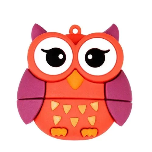 Microdrive USB 2.0 Creative Cute Owl U Disk 4Gb