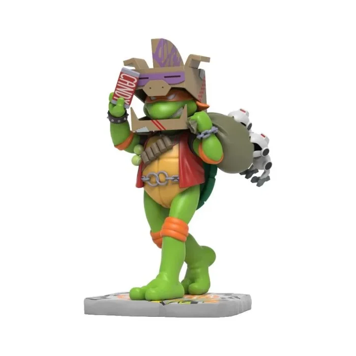Mighty Jaxx Teenage Mutant Ninja Turtles REMIXX: Michelangelo Cowa-Boo-NGA!| Figura Coleccionable de Vinilo de 6″