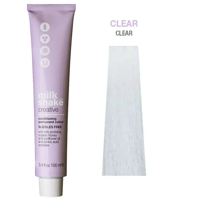 Milk shake, creative, sls/sles-free, permanent hair dye, clear, 100 ml