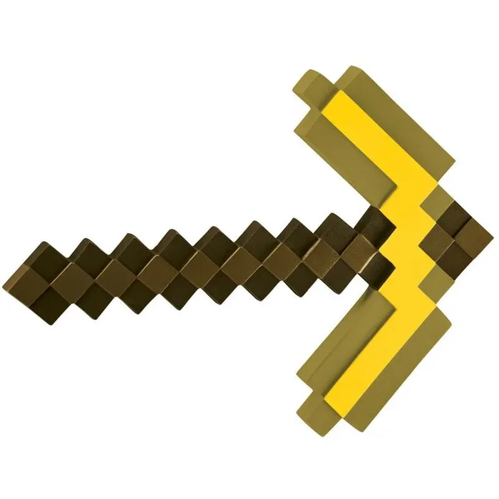 Minecraft Pico de Oro de Disguise, Pico de Oro Oficial de 50 cm de Longitud, Accesorio Disfraces, Halloween, Carnaval, Recomendado 3 Años +, Licencia Oficial