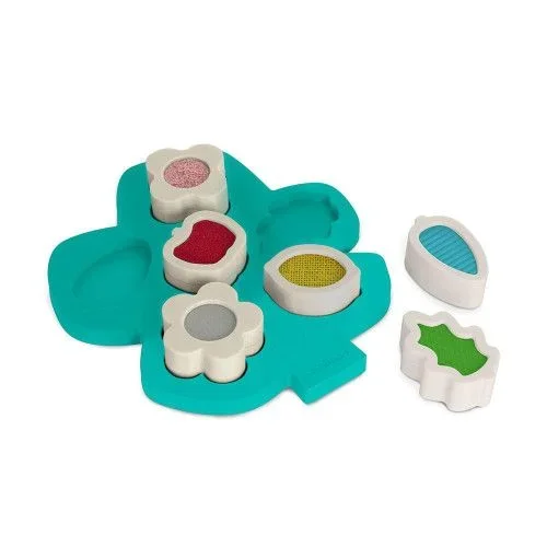 Miniland – Árbol sensorial encajable. Juguete sensorial para bebés de 12 a 24 Meses Fabricado en España con Materiales reciclados y reciclables. Colección Feel to Learn.