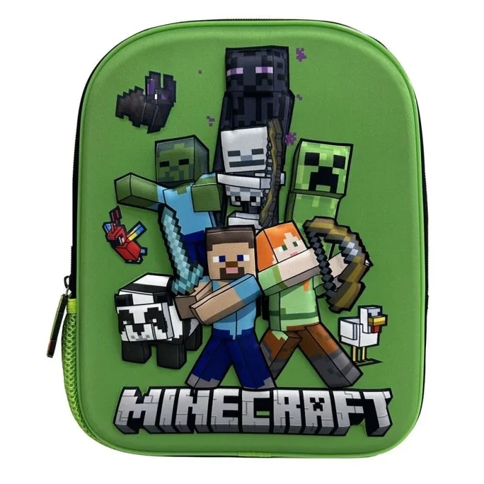 Mochila 3d minecraft 29cm