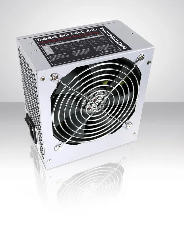 Modecom Feel 400 – Fuente de alimentación (12 ms, 12 cm, ATX, 20 ms, 50000h, 10-40 °C)