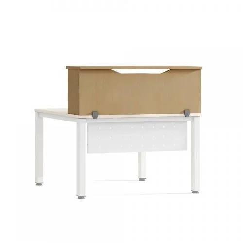 Modulo recepcion altillo 180cm roble / roble medidas 180x40x30cm. (mesa no incluida en el precio, se compra aparte) rocada 5018ar08