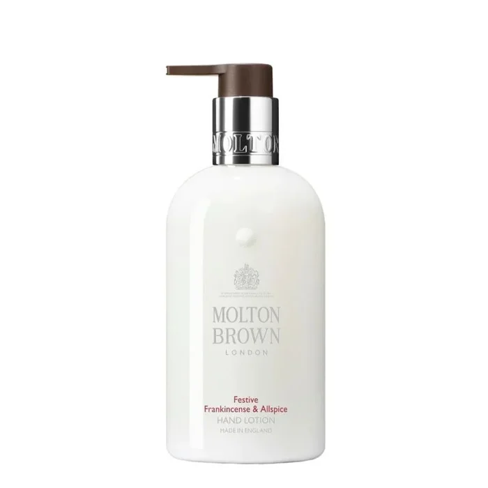 Molton brown, festive, hydrating, hand lotion, frankincense and allspice, 300 ml