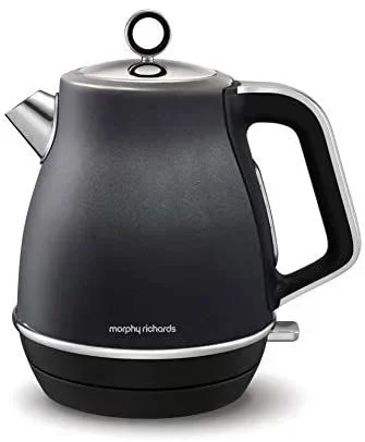 Morphy Richards 104405EE Evoke Jug – Hervidor de agua (metal, 2,2 kW), color negro