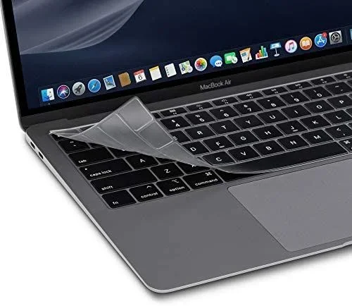 Moshi ClearGuard Air 13 Protector de teclado para nuevo 2019 MacBook Air 13 (Thunderbolt 3/USB-C, US Lay Out), delgado, lavable, protege derrames, solo para teclado de EE. UU.
