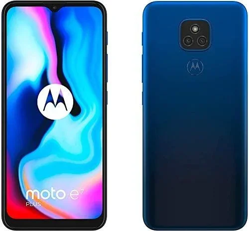 Motorola Moto E Moto E7 Plus 16,5 cm (6.5″) Ranura híbrida Dual SIM Android 10.0 4G MicroUSB 4 GB 64 GB 5000 mAh Azul