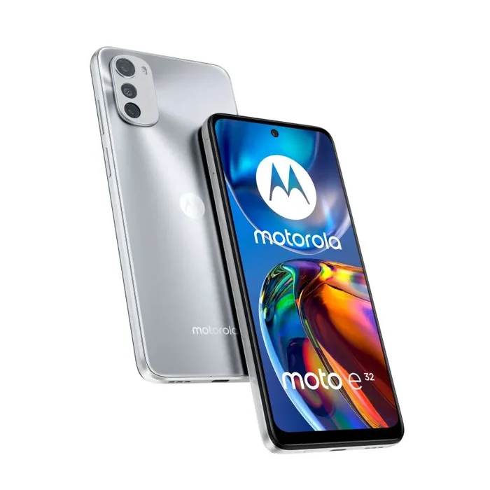 Motorola moto e32 16,5 cm (6.5″) SIM doble Android 11 4G USB Tipo C 4 GB 64 GB 5000 mAh Plata