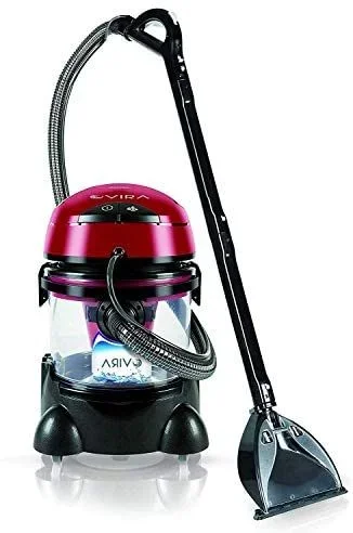 MPM briebe Vira Lava-aspiradora con Limpiador de tapiceria para Coche, Alfombras, Colchones, aspiradora en humedo seco HEPA, depósito de 10 litros residuos, depósito detergente 4,5 litros, 2400W