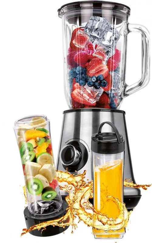 MPM MBL-15M licuadora 1 L Batidora de vaso 450 W Acero inoxidable