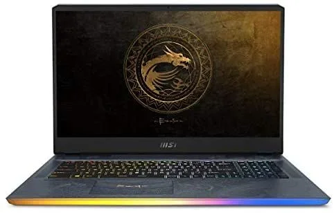 MSI Gaming GE76 11UH-251ES Dragon Tiamat Portátil 43,9 cm (17.3″) Full HD Intel® Core™ i9 i9-11980HK 64 GB DDR4-SDRAM 2 TB SSD NVIDIA GeForce RTX 3080 Wi-Fi 6 (802.11ax) Windows 10 Home Azul, Titanio