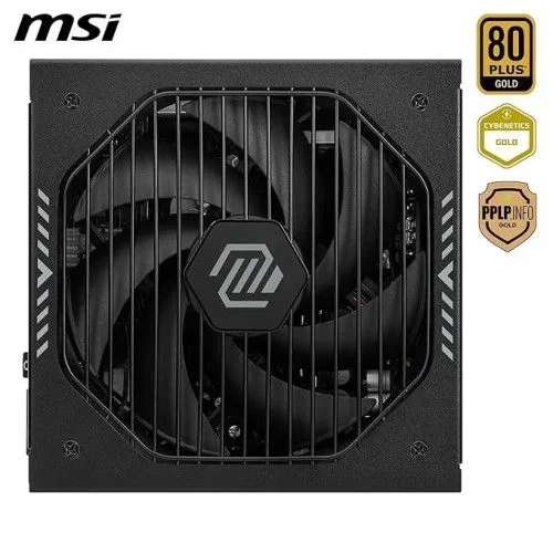 MSI mag A1000GLS PCIE5, Fuente de alimentación, 1000W, 80 Plus Gold, ATX 3.1, Soporte GPU PCIe 5.1, 12V-2×6 Nativo, Conector 12V-2×6 de Dos Colores, Fuente de alimentación ATX, Cables con Cubierta