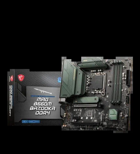 MSI MAG B660M BAZOOKA DDR4 placa base Intel B660 LGA 1700 micro ATX