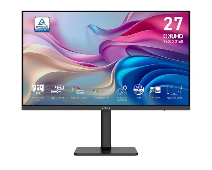 MSI MODERN MD272UPHGDE pantalla para PC 68,6 cm (27″) 3840 x 2160 Pixeles 4K Ultra HD Negro