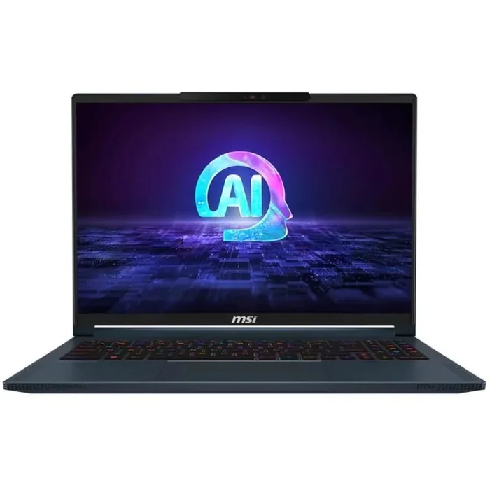 MSI Stealth 16 AI Studio A1VFG-045XES Portátil 40,6 cm (16″) Quad HD+ Intel Core Ultra 7 155H 16 GB DDR5-SDRAM 1 TB SSD NVIDIA GeForce RTX 4060 Wi-Fi 7 (802.11be) FreeDOS Azul