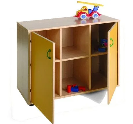 Mueble bajo armario 6 casillas haya mobeduc 600207hps18