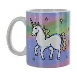 Mugs Unicorn Vestido, cerámica, Multi, 8 x 12 x 10 cm