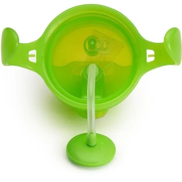 Munchkin Any Angle Click Lock Weighted Straw Trainer tazón Verde Universal 1 pieza(s)