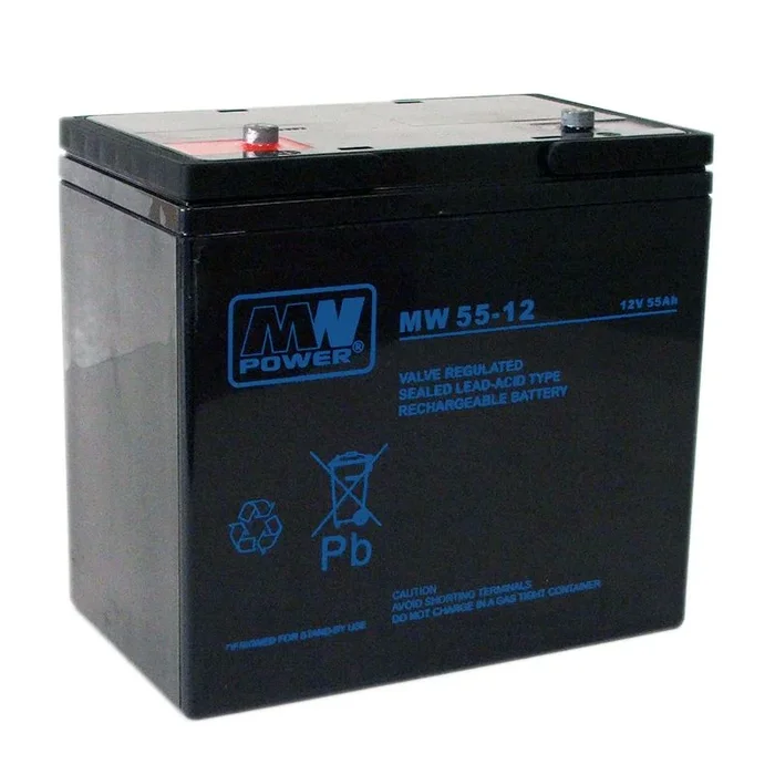 MW Power MW 55-12 batería para sistema ups Sealed Lead Acid (VRLA) 12 V 55 Ah
