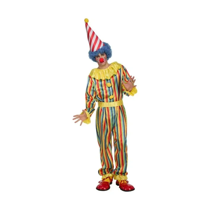 My Other Me-Disfraz de payaso de rayas para hombre, M-L (Viving Costumes 203940)