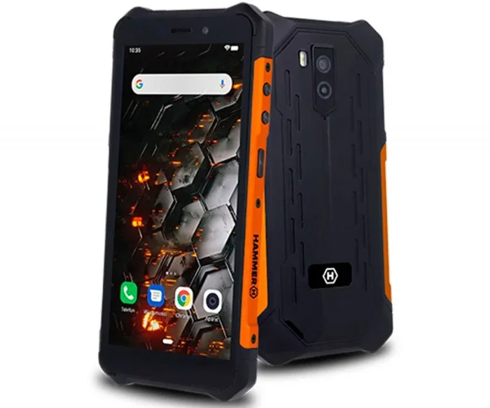 myPhone HAMMER Iron 3 LTE 14 cm (5.5″) SIM doble Android 9.0 4G MicroUSB 3 GB 32 GB 4400 mAh Negro, Naranja