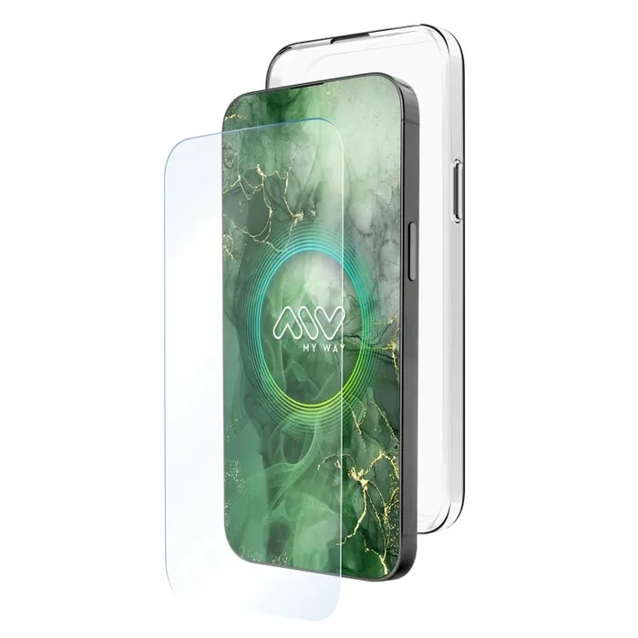 Myway funda compatible con honor 200 lite 5g + protector pantalla vidrio templado plano