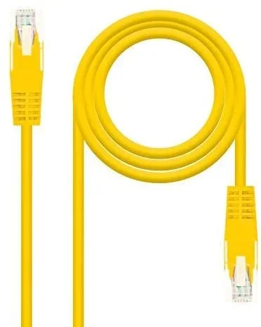 Nanocable 10.20.0103-Y cable de red Amarillo 3 m Cat5e U/UTP (UTP)