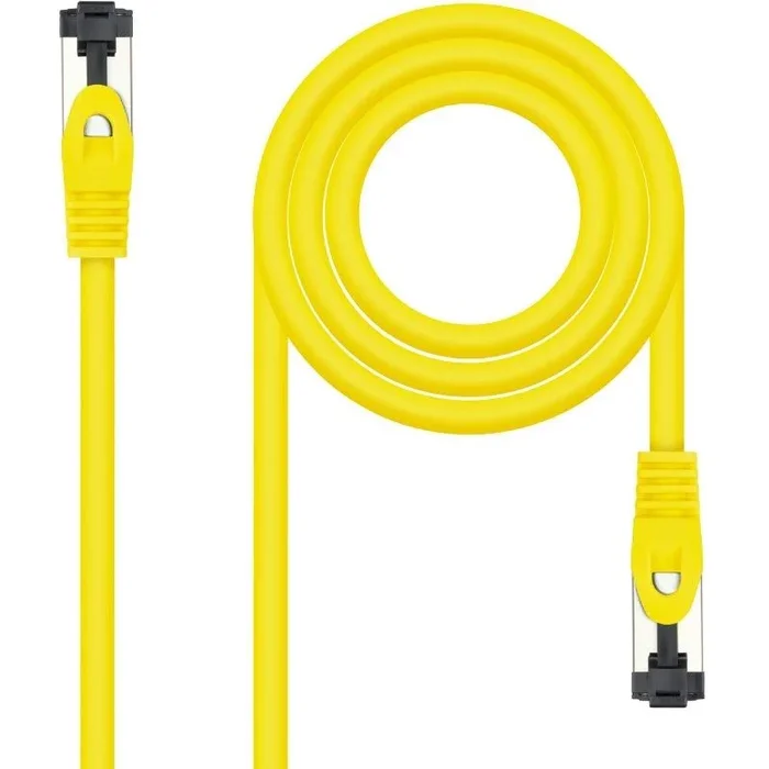 Nanocable Cable de Red Latiguillo Cat.8.1 2GHz LSZH SSTP AWG26, Amarillo, 1 m