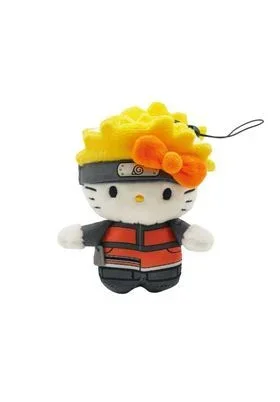 Naruto kitty llavero 10 cm naruto shippuden & hello kitty