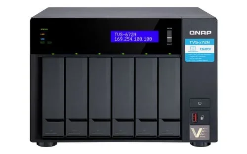 Nas business – high end 6-bay nas tvs-672n-i3-4g qnap