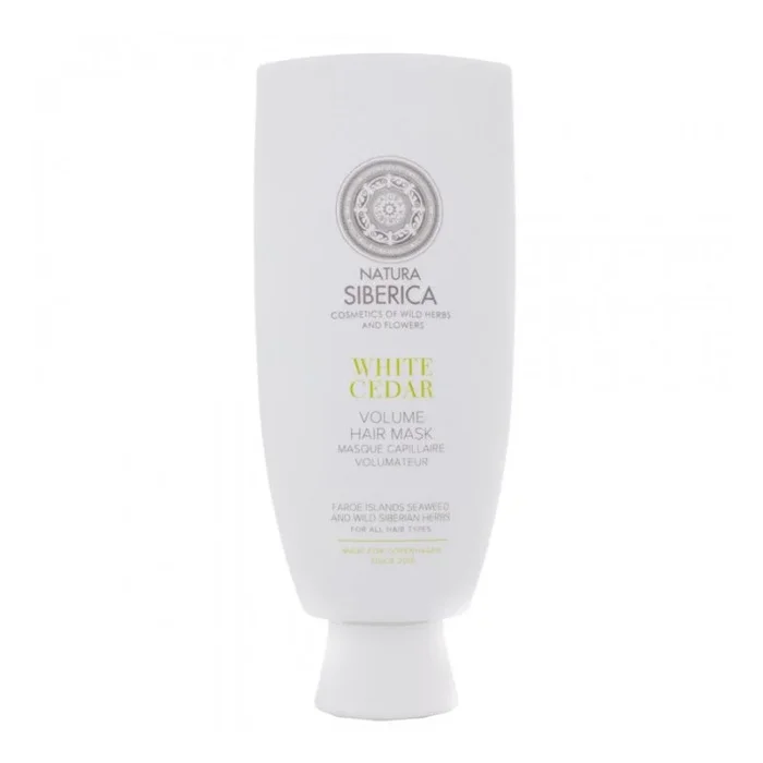 Natura Siberica Mascarilla Capilar de Volumen, Cedro Blanco – 200 ml