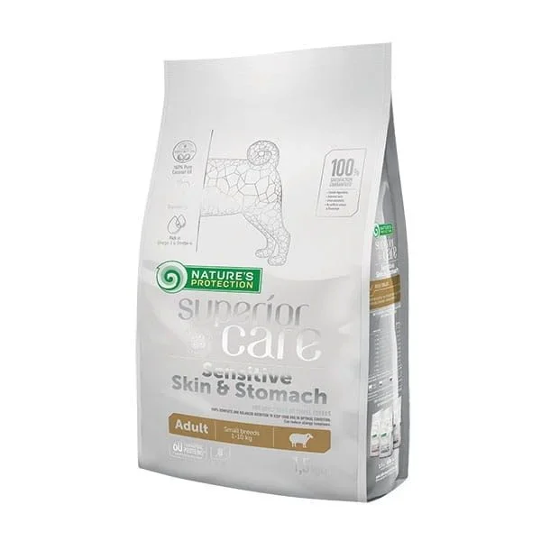 Nature’s protection superior care skin & stomach adult small lamb – dry dog ??food – 1.5 kg