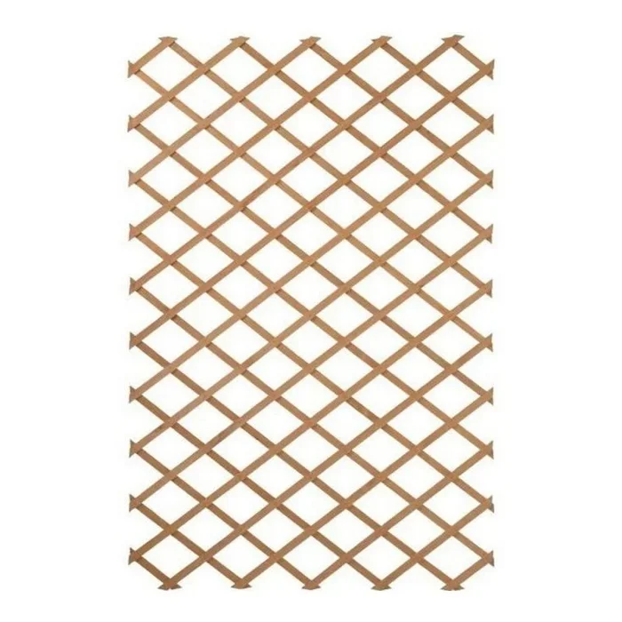 Nature Valla Enrejado Plegable de Jardín de Madera 100×200 cm Flores Plantas