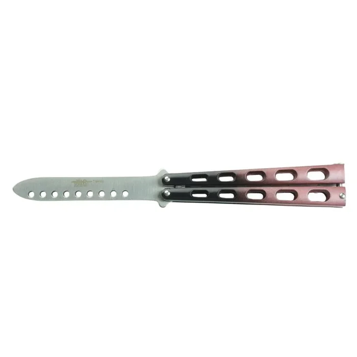 Navaja de Mariposa Joker para Entrenamiento JKR. Puño de Zamak, Hoja de Acero Inox 420 de 10 cm – JKR0593.