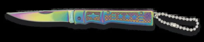 Navaja decorada Albainox Colorful, hoja de acero inox de 6 cm
