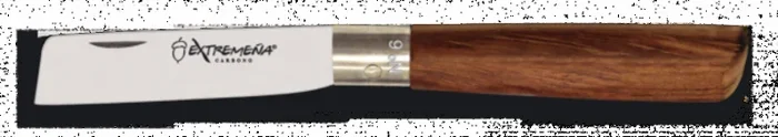 Navaja Extremeña Taponera con Mango de Madera y Hoja de Acero Carbono de 7 cm en caja de presentación 01430