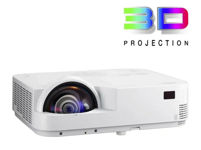 NEC M352WS videoproyector Proyector de alcance estándar 3500 lúmenes ANSI DLP WXGA (1280×800) 3D Blanco