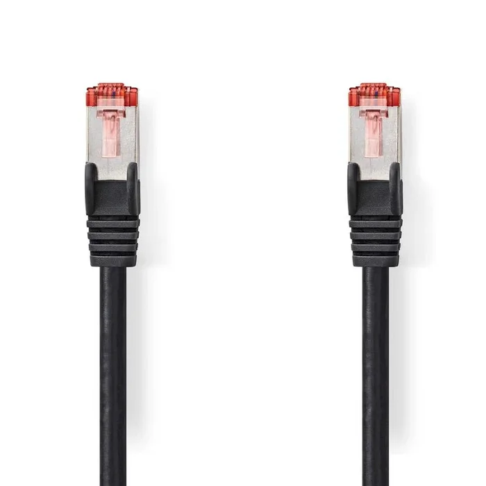 Nedis CCGL85221BK100 cable de red Negro 10 m Cat6 SF/UTP (S-FTP)