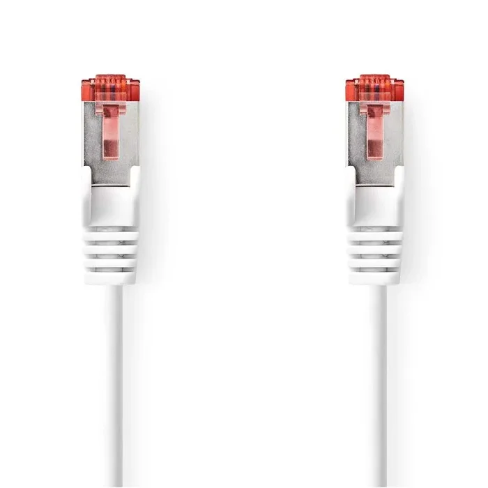 Nedis CCGP85221WT05 cable de red Blanco 0,5 m Cat6 S/FTP (S-STP)