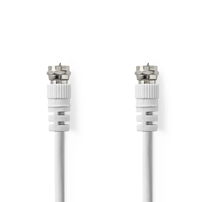 Nedis CSGL41000WT200 cable coaxial 20 m Tipo F Blanco