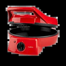 Nedis FCPM100FRD fabricante de pizza y hornos 1 Pizza(s) 1800 W Negro, Rojo